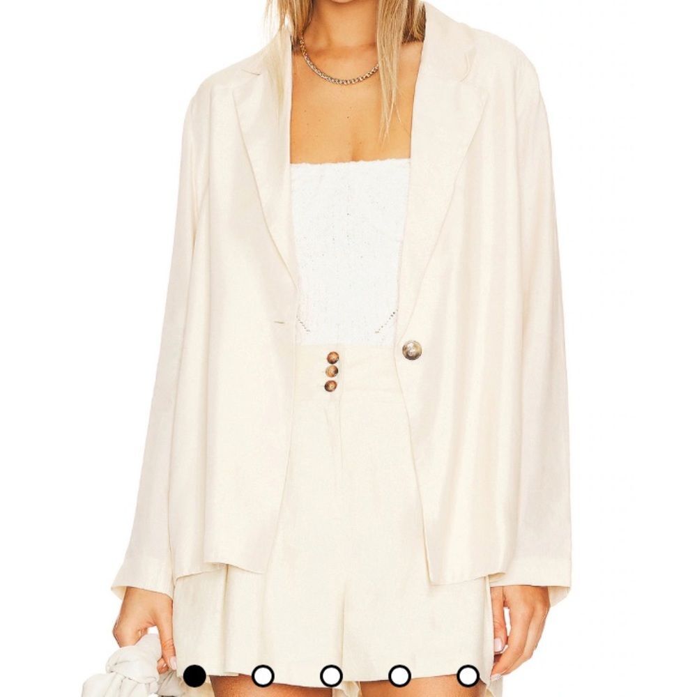 Nwt Hallie White Blazer in Ecru
ASTR the Label Cream Ivory